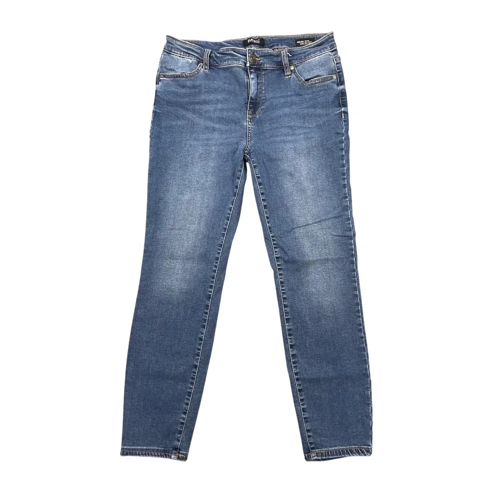 Buffalo Blue Avalon Mid Rise Soft Stretch Ankle Skinny Jeans Women 10